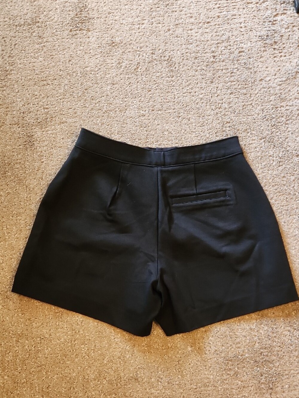 SPANX Black High-Rise Tailored Athletic Shorts - Picture 6 of 6